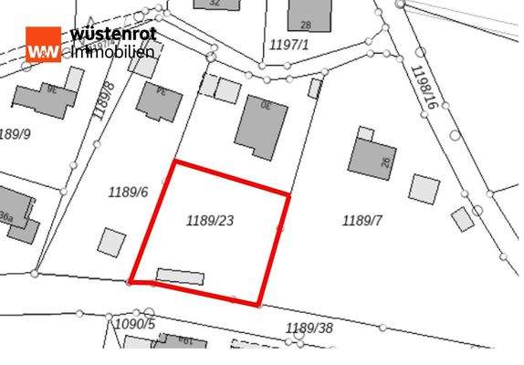 Lageplan Grundstück