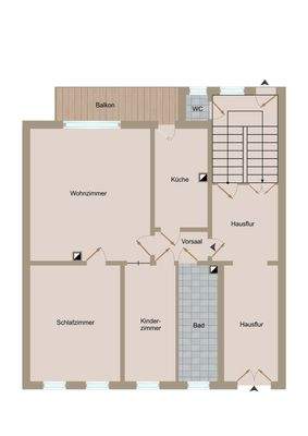 Grundriss-Skizze Erdgeschoss