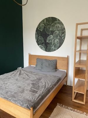 Schlafzimmer möbliert