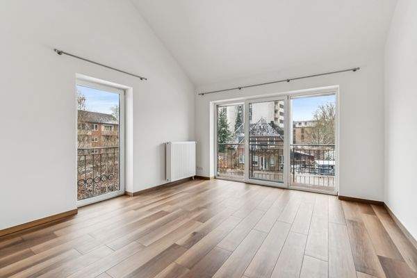 Schlafzimmer mit direktem Zugang auf die Dachterrasse