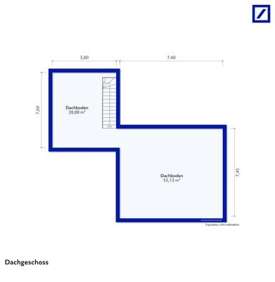 Grundriss Dachgeschoss
