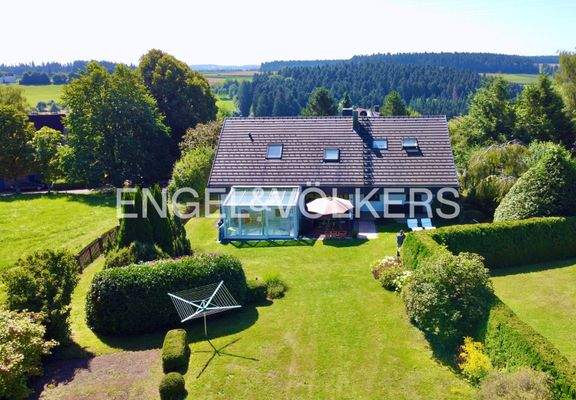 Gartenansicht des Hauses