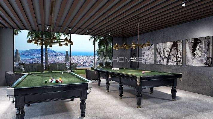 Advantageously Located Apartments in a Complex in Alanya