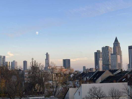 Ausblick vom Wohnzimmer+Schlafzimmer