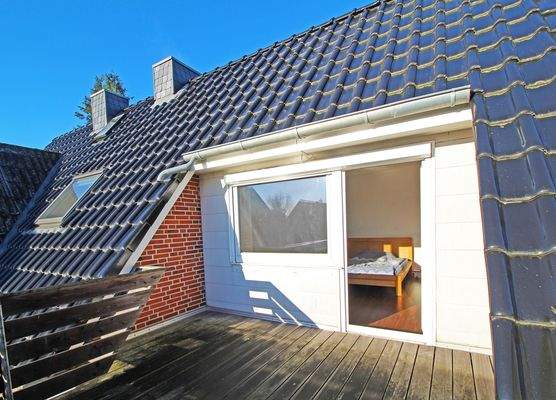 Terrasse im Dachgeschoss