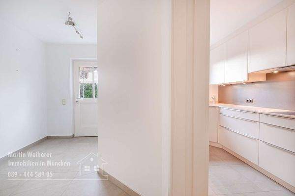 Blick Diele und Küche