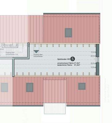 großzügiger Abstellraum im Spitzboden