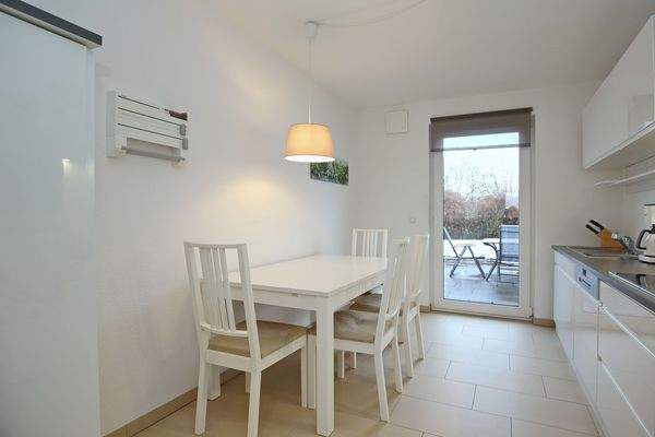 Essbereich in der Küche der Ferienwohnung