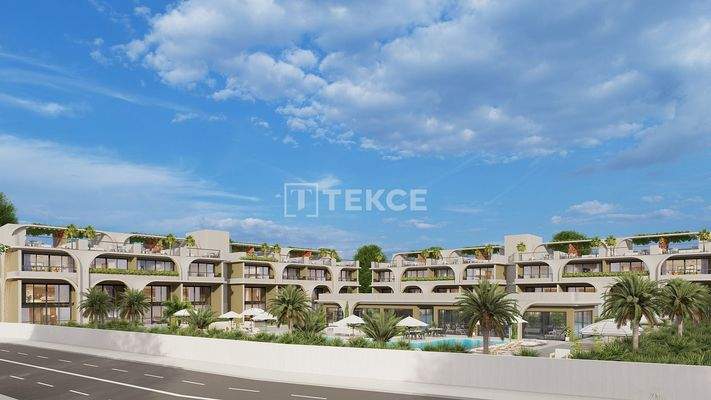 Apartments with Communal Swimming Pool in Bahçeli Girne