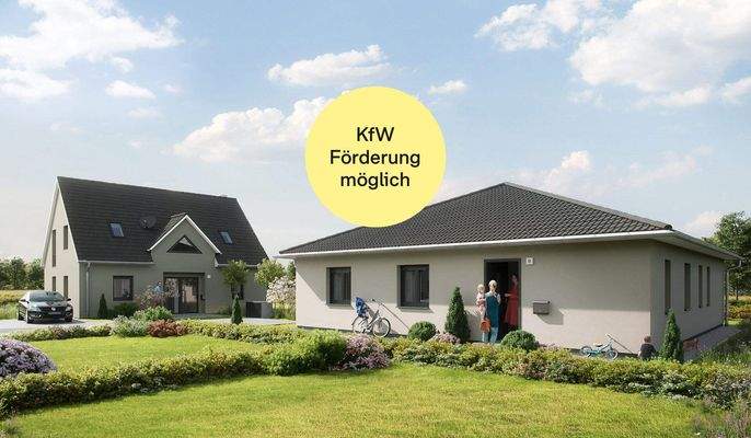 Komfortables Einfamilienhaus im modernen Bungalow-Stil_KfW