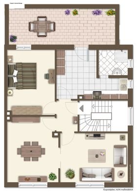 Grundriss EG Wohnung 1