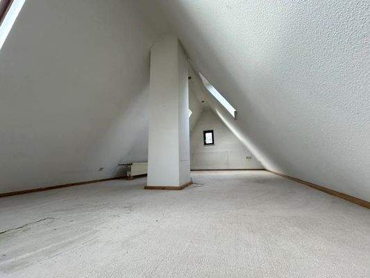 Ausgebauter Raum im Dachgeschoss