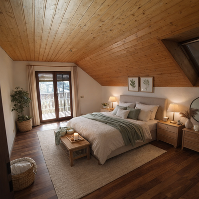 virtually staged - Schlafzimmer OG