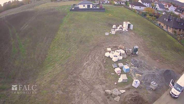 Grundstück von oben (Straßenseite)