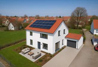 Vorderansicht / Zweifamilienhaus / Beispielbild 1