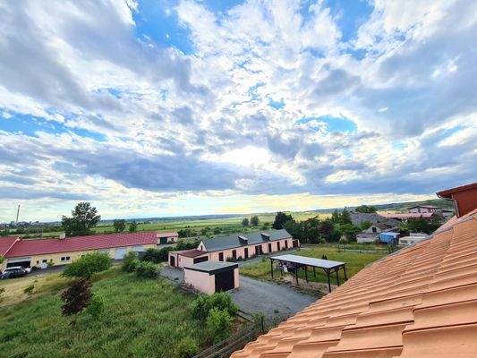 Blick aus dem Dachgeschoss