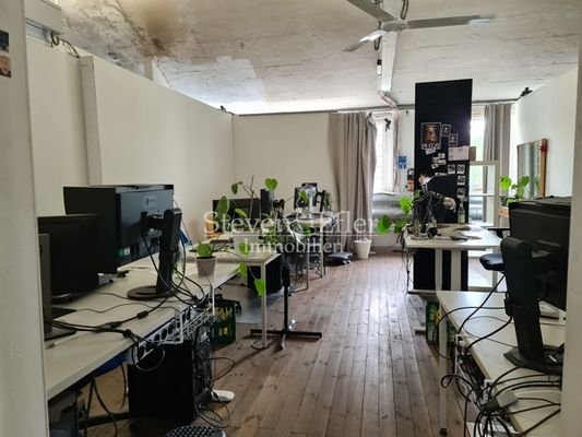 Büroflächen auf der Mezzanine
