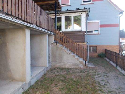 Ansicht Giebelseite unterer Bereich