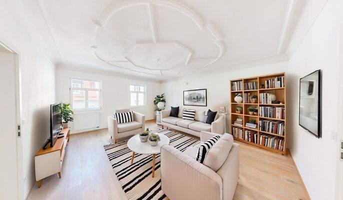 Einrichtungsbeispiel Wohnzimmer