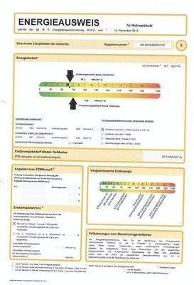 Auszug Energieausweis