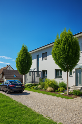 Zufahrt zum Grundstück