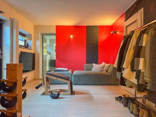 Wohnzimmer im Souterrain