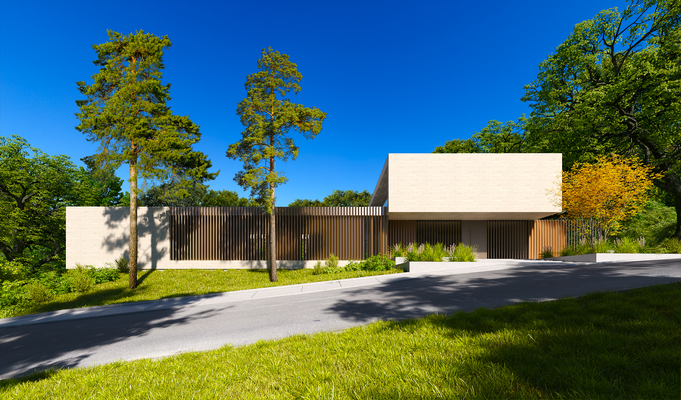 Frontansicht vom Höhenweg 