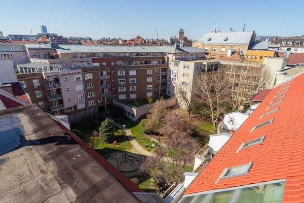 Blick von der Dachterrasse