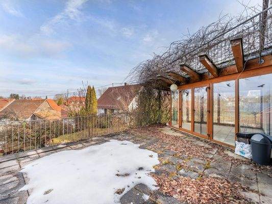 Wintergarten / Balkon im Obergeschoss