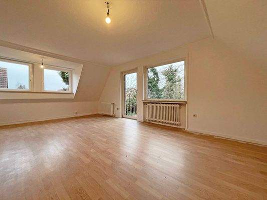 Schlafraum | Austritt zum Dachgarten