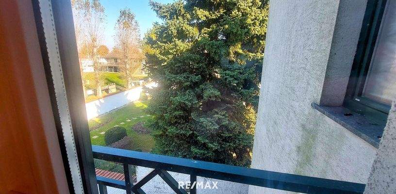 Blick aus dem Fenster