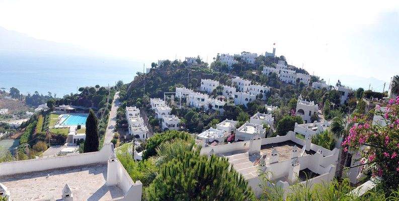 Sea View Villa in a Complex with Private Beach in Bodrum