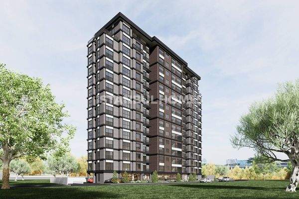 Flats with Gym and Parking Lot in İstanbul Zeytinburnu