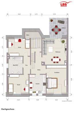 Haupthaus Dachgeschoss