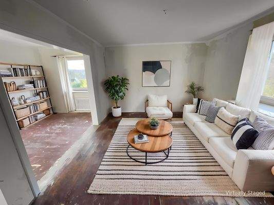 Wohnzimmer Mustereinrichtung