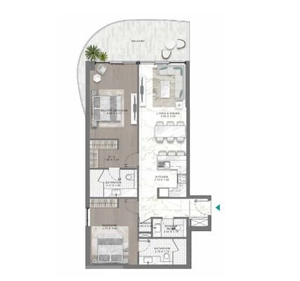 3-Zimmer-Apartment