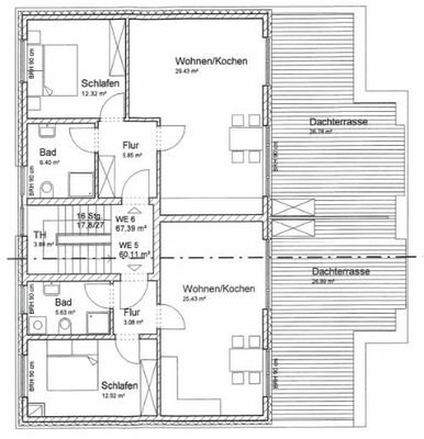 Grundrisse Staffelgeschoss