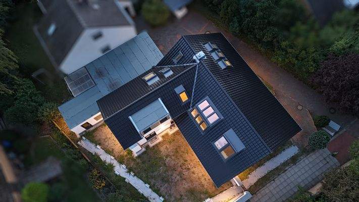 Luftaufnahme - Abendaufnahme