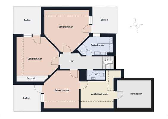 Grundriss ohne Maßstab OG