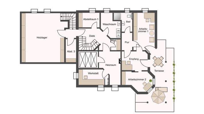 Grundriss Untergeschoss