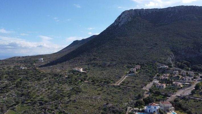 Kreta, Kokkino Chorio: Grundstück in ruhiger Lage mit Meerblick zu verkaufen