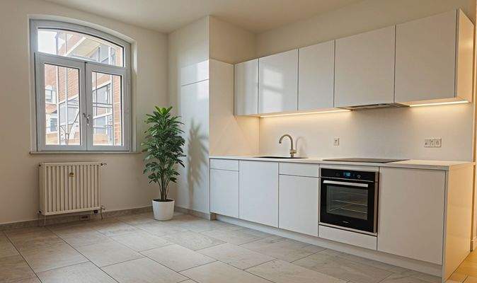 Küche OHNE Einbauküche!