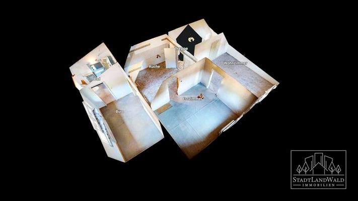 DG - schematischer Grundriss - 3D