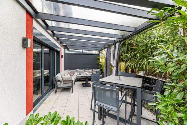 Überdachte Terrasse