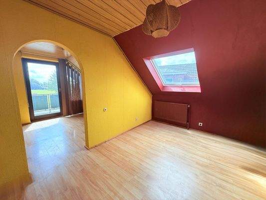 Zimmer im Dachgeschoss