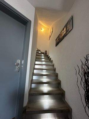 Treppe zum 1. Obergeschoss