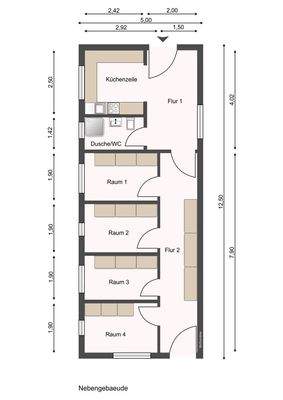 Grundriss Nebengebäude