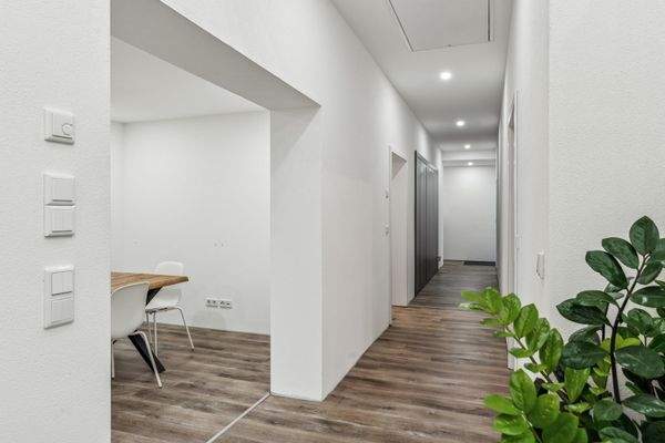 Flur aus Sicht der Küche