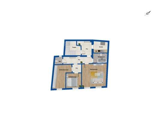 Grundriss Obergeschoss