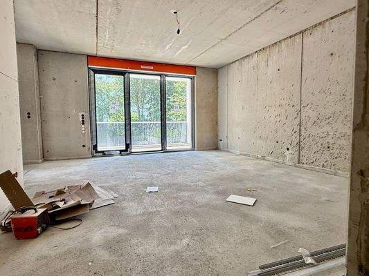 Große Wohnbereiche mit Balkonen